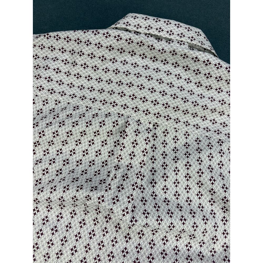 Wrangler Western Cowboy Button Down Shirt Red/White Mens Med - Picture 9 of 9